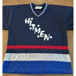 Hitmen Hockey Jersey #19 BAN Alpha Size Large‎ 24'' x 29''